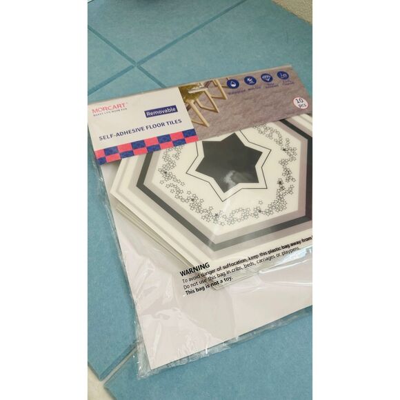 MORCART Removable Self-Adhesive Floor Tiles 10PCS/Pack - Picture 1 of 5